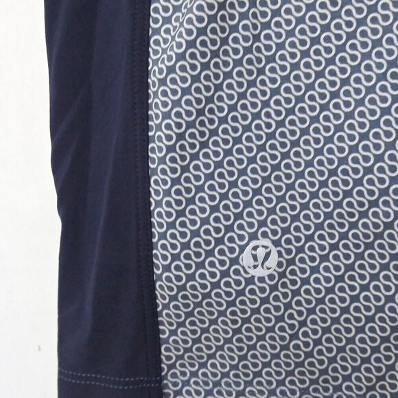 LULULEMON T.H.E Short 9" LINER Logo Print Performance Training Gym Shorts Sz M - Picture 5 of 9
